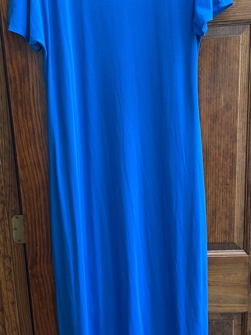 LuLaRoe Maxi Dress in Bright Blue